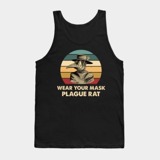 Plague Doctor - Wear Your Mask Plague Rat Tank Top